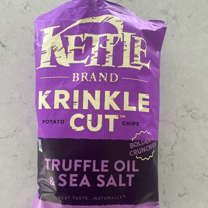 Kettle Brand Krinkle Cut Truffle Oil & Sea Salt Potato Chips