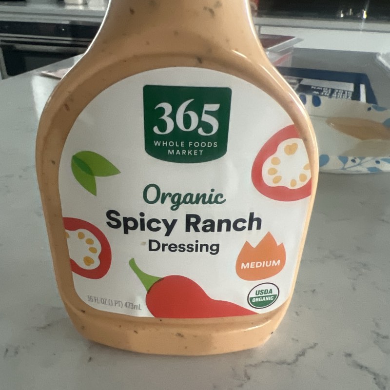 365 Organic Spicy Ranch Dressing