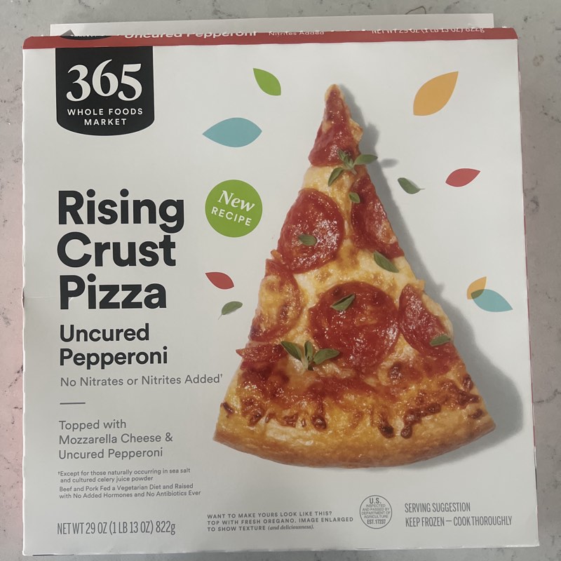 365 Whole Foods Market Rising Crust Pizza Uncured Pepperoni