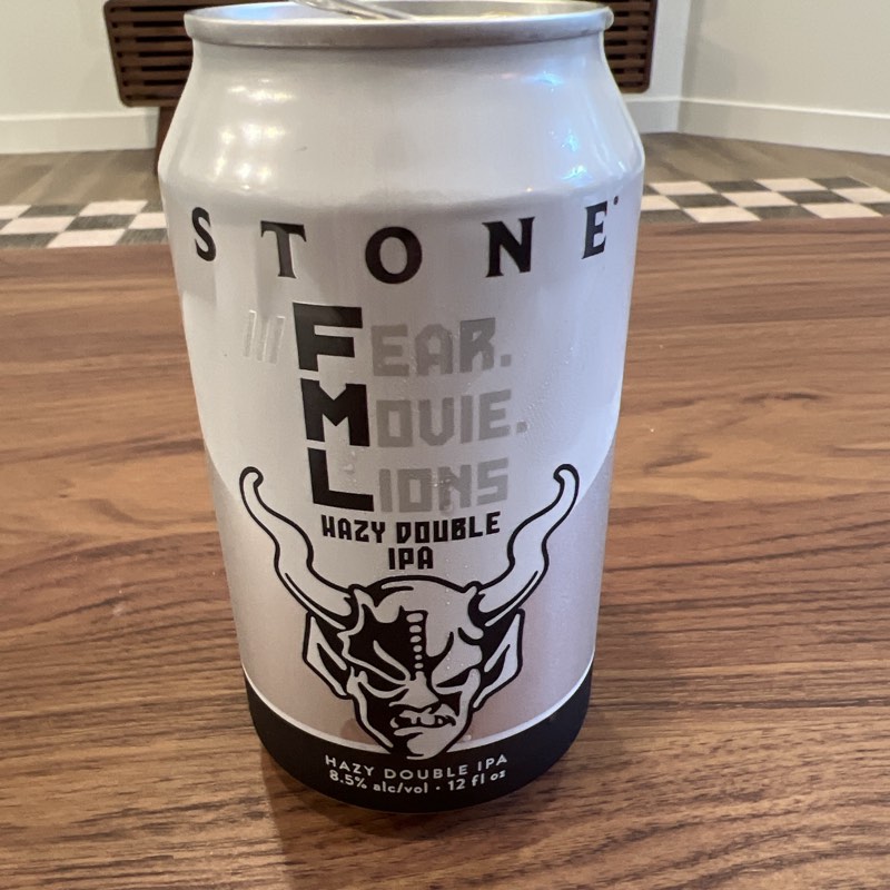 Stone Fear. Movie. Lions. Hazy Double IPA